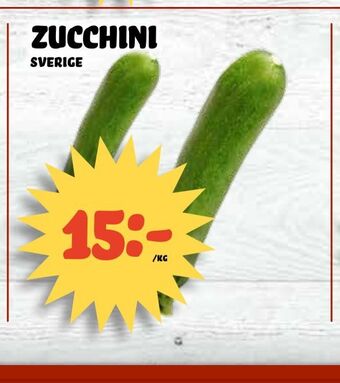 Nelins Zucchini erbjuda