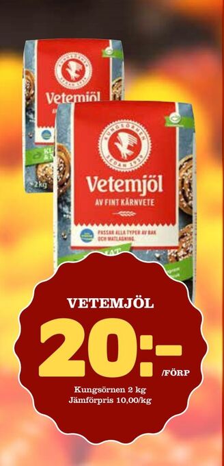 Nelins Vetemjöl erbjuda