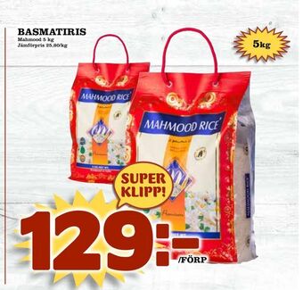 Nya Pulsen Basmatiris erbjuda