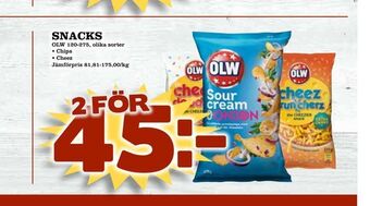 Nya Pulsen Snacks erbjuda