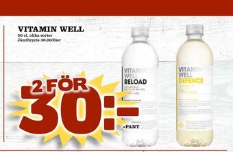 Nya Pulsen Vitamin well erbjuda