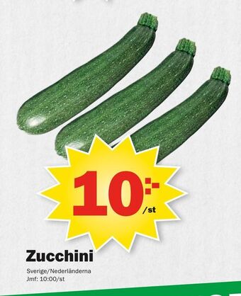 Pekås Zucchini erbjuda