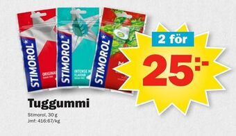Pekås Tuggummi erbjuda