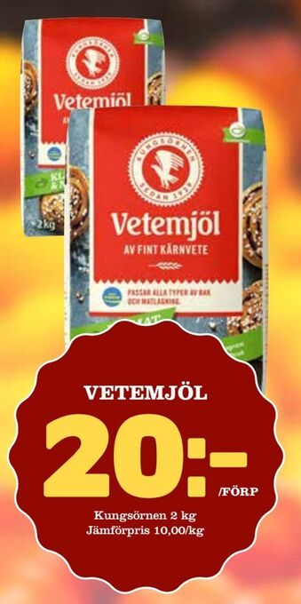 Vetemjöl