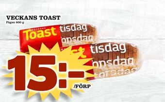 Veckans toast