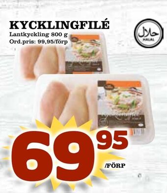 Supergrossen Kycklingfilé erbjuda