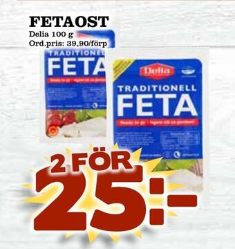 Supergrossen Fetaost erbjuda