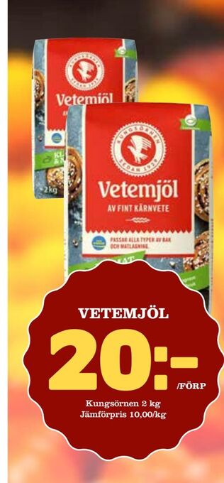 Supergrossen Vetemjöl erbjuda