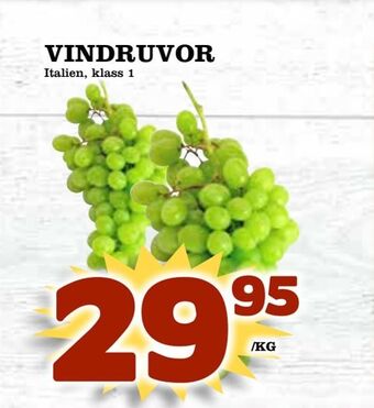 Supergrossen Vindruvor erbjuda