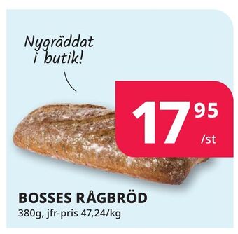 Tempo Bosses rågbröd erbjuda