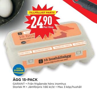 Willys Hemma Ägg 15-pack erbjuda