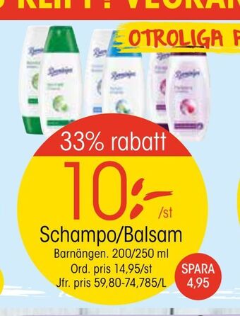 EKO Schampo/balsam erbjuda