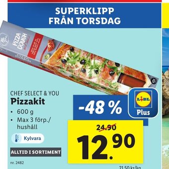 Lidl Chef Select & You Pizzakit erbjuda