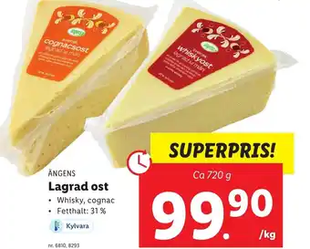 Lidl Ängens Lagrad ost erbjuda