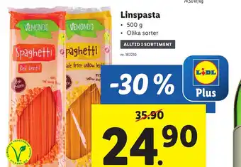 Lidl Linspasta erbjuda