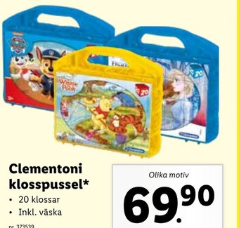 Lidl Clementoni klosspussel erbjuda