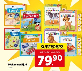 Lidl Böcker med ljud erbjuda