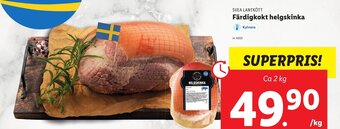 Lidl Svea Lantkött Färdigkokt helgskinka erbjuda