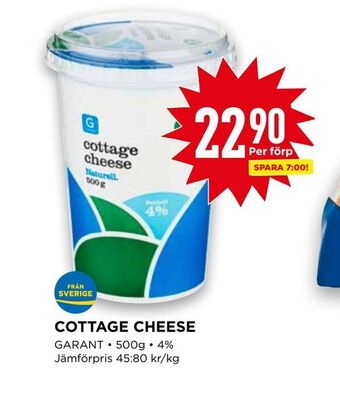 Willys Cottage cheese erbjuda