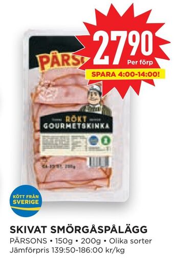 Willys Hemma Skivat smörgåspålägg erbjuda