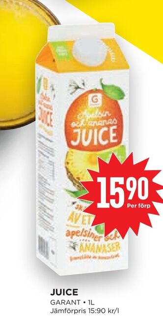 Willys Hemma Juice erbjuda