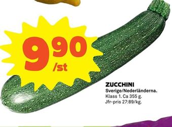 Coop Zucchini erbjuda