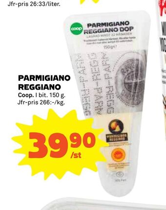 Coop Parmigiano reggiano erbjuda