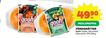 Coop Färdigrätter erbjuda