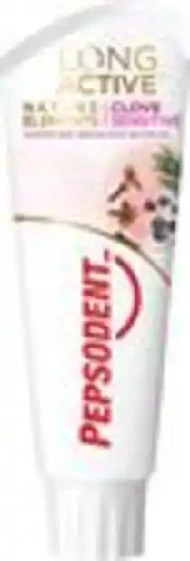 Pepsodent long active nat clove sensitive, 75 ml