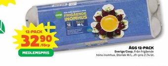 Stora Coop Ågg 12-pack erbjuda