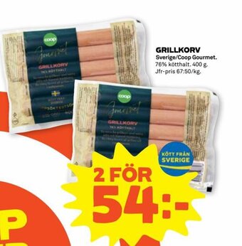 Stora Coop Grillkorv erbjuda