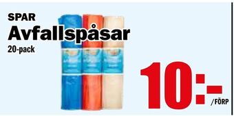 Matdax Avfallspåsar erbjuda