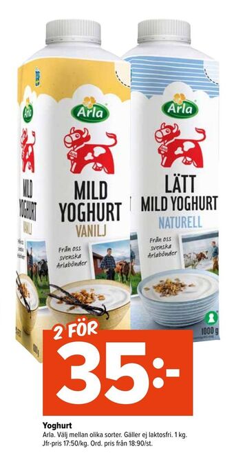 Coop Extra Yoghurt erbjuda