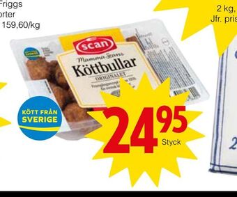 Matöppet Köttbullar erbjuda