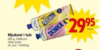 Matöppet Mjukost i tub erbjuda