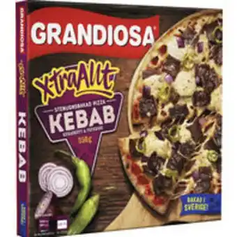 Pizza x-tra allt kebab fryst