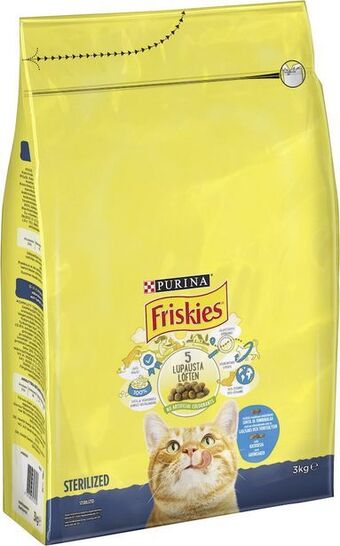 Rusta Torrfoder, katt friskies erbjuda