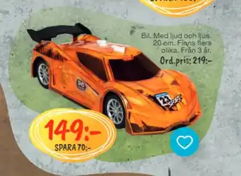 Bil, Med Ljud och Ljus