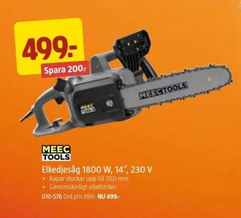 Jula Elkedjesåg 1800 w, 14", 230 v erbjuda