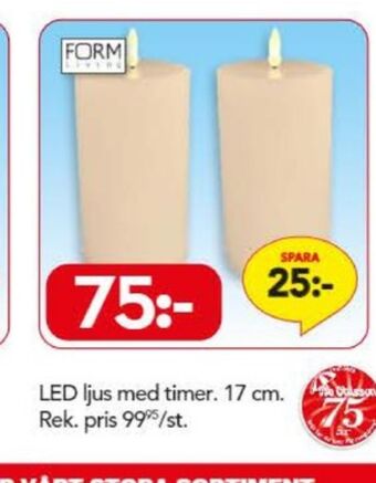 Form living ljusdekoration