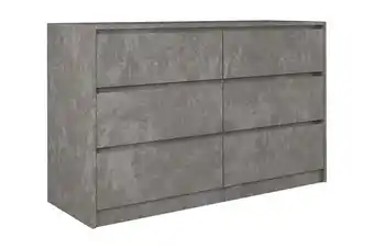 Chilli Byrå karojba 75x40x120 cm med 6 lådor erbjuda