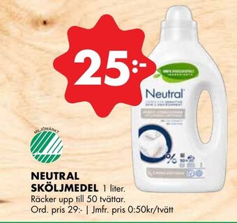 ÖoB Neutral sköljmedel erbjuda
