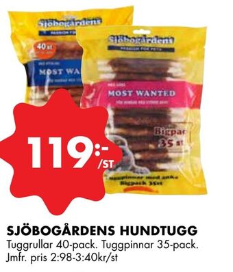 ÖoB Sjöbogårdens hundtugg erbjuda