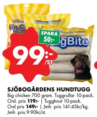 ÖoB Sjöbogårdens hundtugg erbjuda