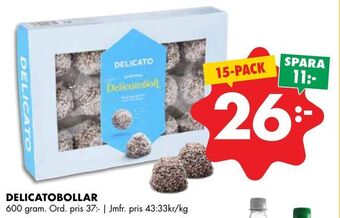 ÖoB Delicatobollar erbjuda