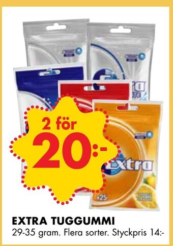 ÖoB Extra tuggummi erbjuda