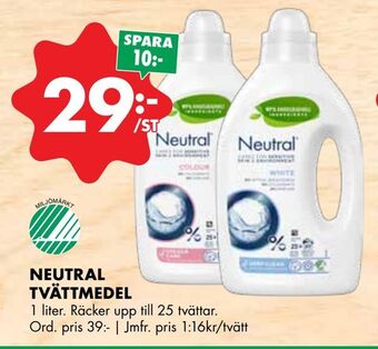 ÖoB Neutral tvättmedel erbjuda