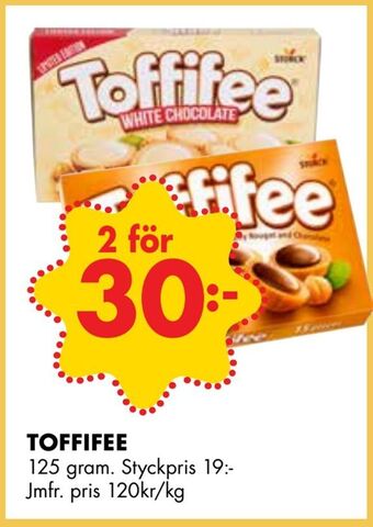 ÖoB Toffifee erbjuda