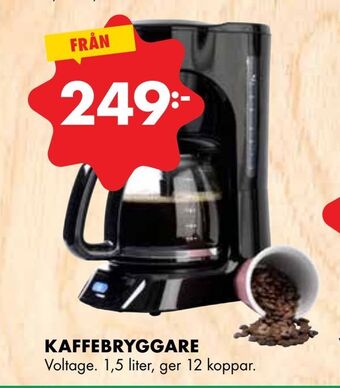 ÖoB Kaffebryggare erbjuda