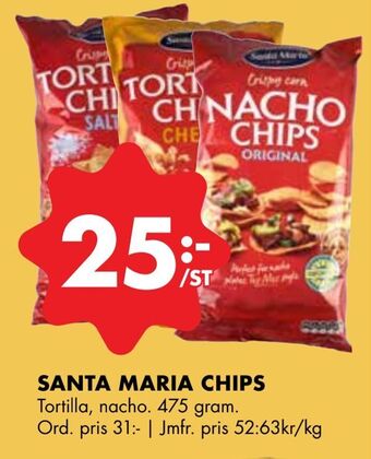 ÖoB Santa maria chips erbjuda